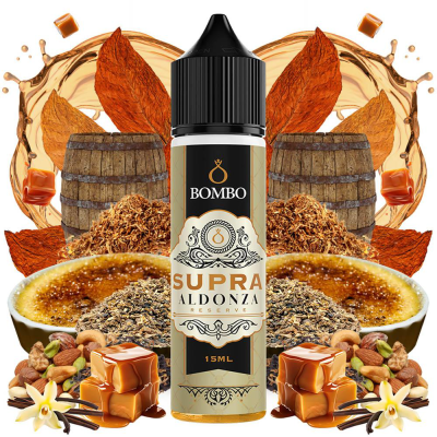 Bombo Platinum Tobaccos Supra Aldonza Flavor Shot 15ml/60ml Bombo Platinum Tobaccos Supra Aldonza Flavor Shot 15ml/60ml